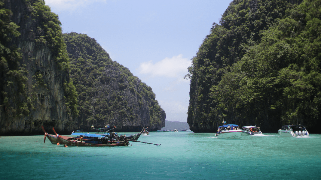 Koh Phi Phi Islands in Thailand.